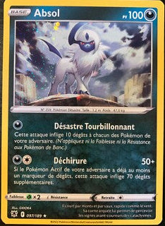 Absol Holo - Astres Radieux Stamp Calendrier - 097/189