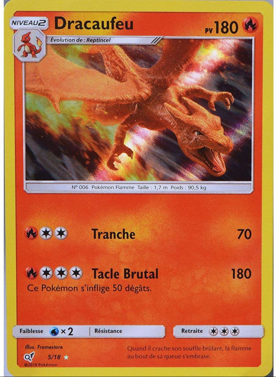 Dracaufeu Holo  - Detective Pikachu - 5/18