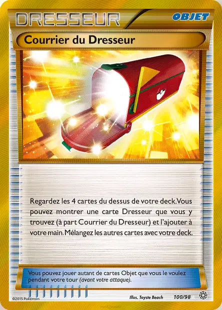 Courrier du Dresseur Gold - XY Origines Antiques  - 100/98