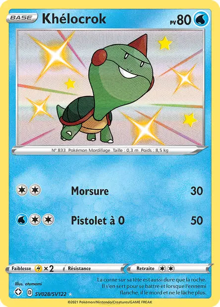 Khélocrok Shiny  - Destinées Radieuses - SV028/SV122