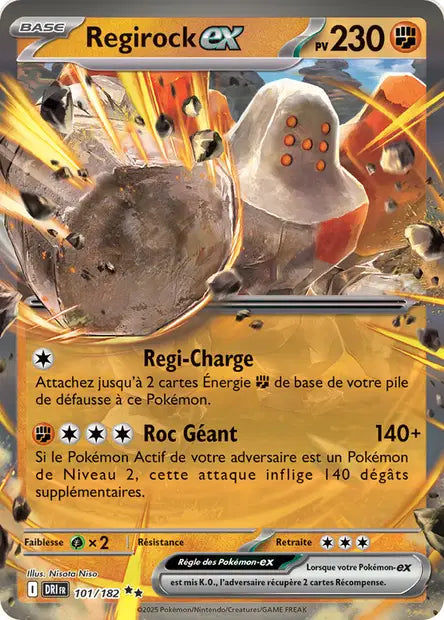 Regirock Ex - Rivalités Destinées -101/182