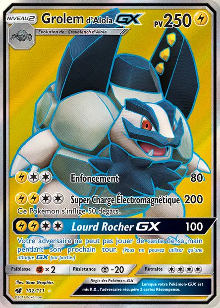 Grolem Full art - Invasion Carmin -102/111