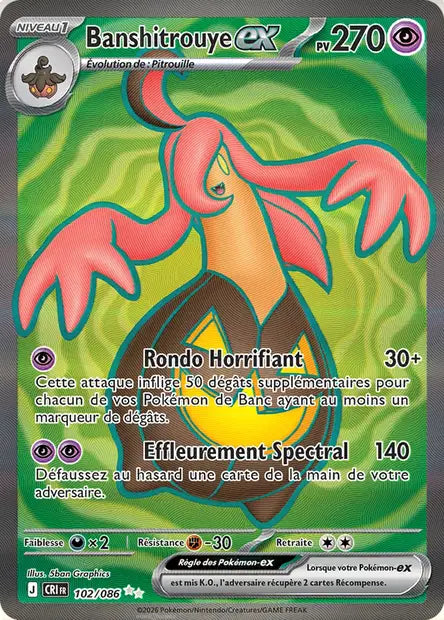Banshitrouye Ex Full art - Chaos Ascendant -102/086
