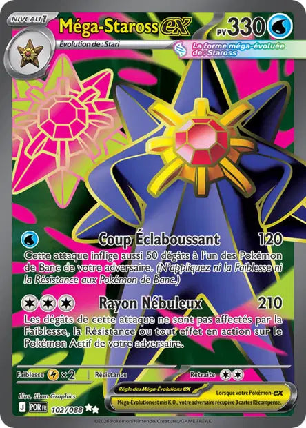 Mega Staross Full Art - Equilibre Parfait - 102/088