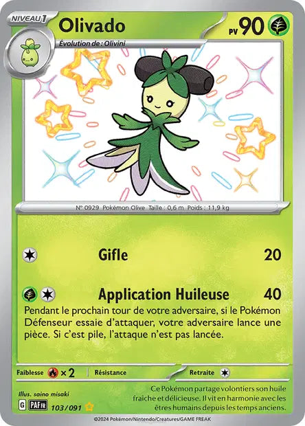Olivado shiny- Destinées de Paldea - 103/091