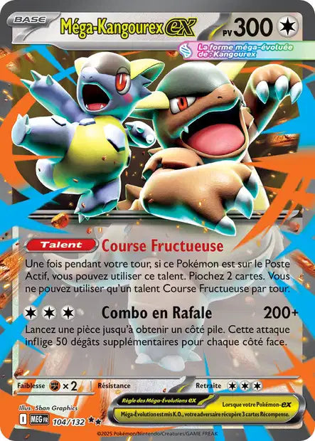 Mega Kangourex Ex  -Méga Evolution  - 104/132