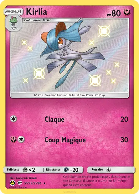 Kirlia Shiny - Destinée Occulte - SV35/SV94