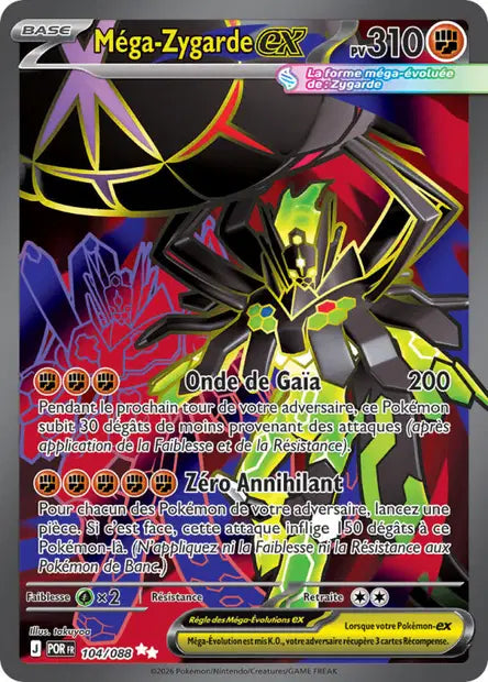 Mega Zygarde Full Art - Equilibre Parfait - 104/088