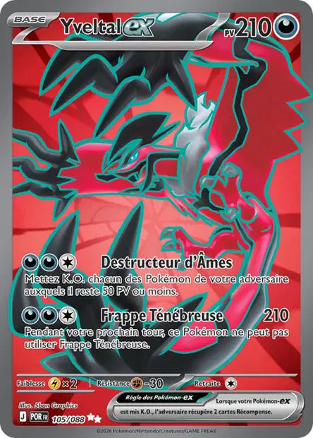 Yveltal Full Art - Equilibre Parfait -105/088