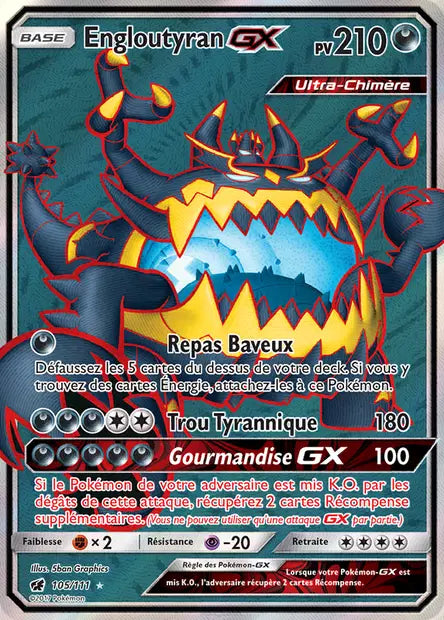 Engloutyran Full art - Invasion Carmin -105/111