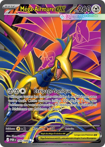 Mega Airmure Ex Full Art - Equilibre Parfait - 106/088