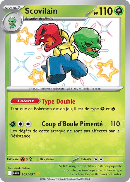 Scovilain shiny- Destinées de Paldea - 107/091