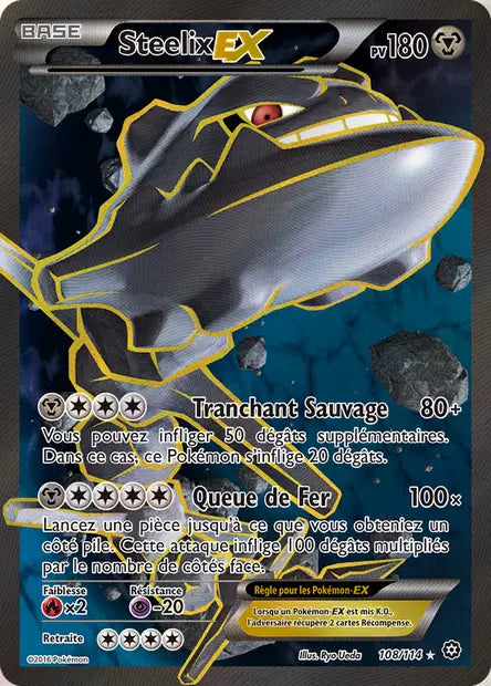 Steelix Ex Full art - XY Offensive Vapeur - 108/114