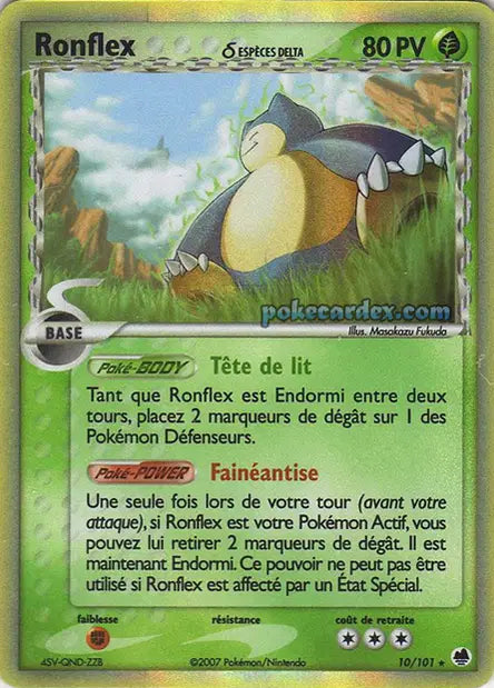 Ronflex holo - Bloc Ex Ile des Dragons - 10/101
