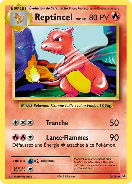 Reptincel - Xy Évolution - 10/108