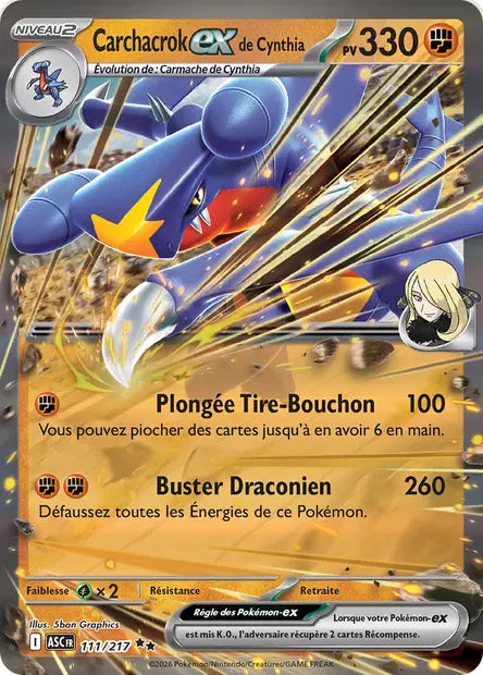 Carchacrok Ex - Héros Transcendants  - 111/217