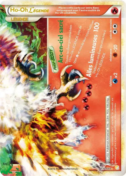 Ho - Oh Légende  - Heartgold Soulsilver - 112/123