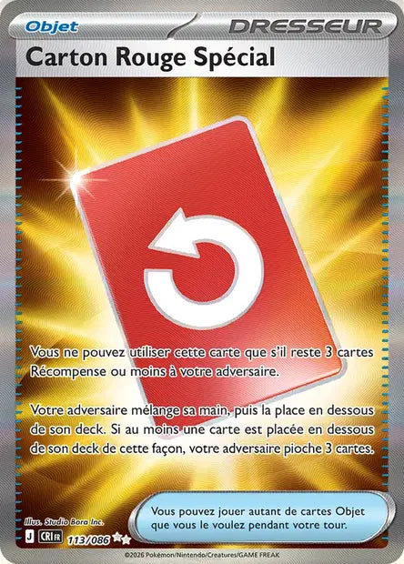 Carton Rouge Spécial - Chaos Ascendant -113/086