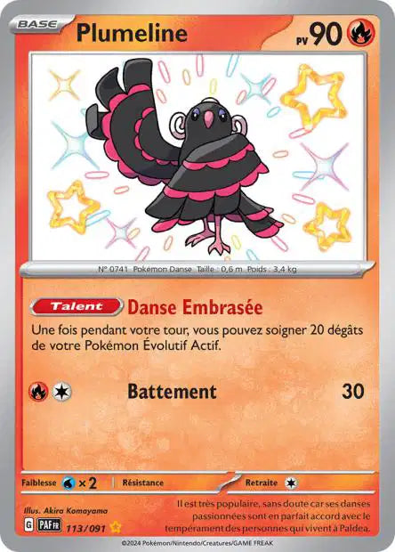 Plumeline Shiny- Destinées de Paldea - 113/091