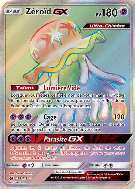 Zeroid  Gx Rainbow - Invasion Carmin -114/111