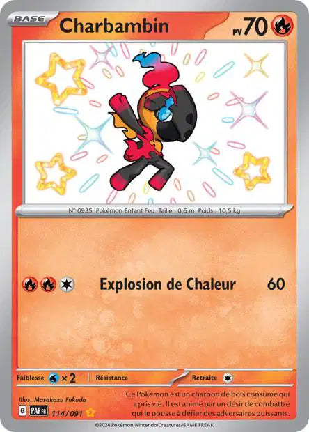 Charbambin shiny- Destinées de Paldea - 114/091