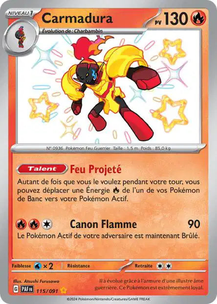 Carmadura shiny- Destinées de Paldea - 115/091