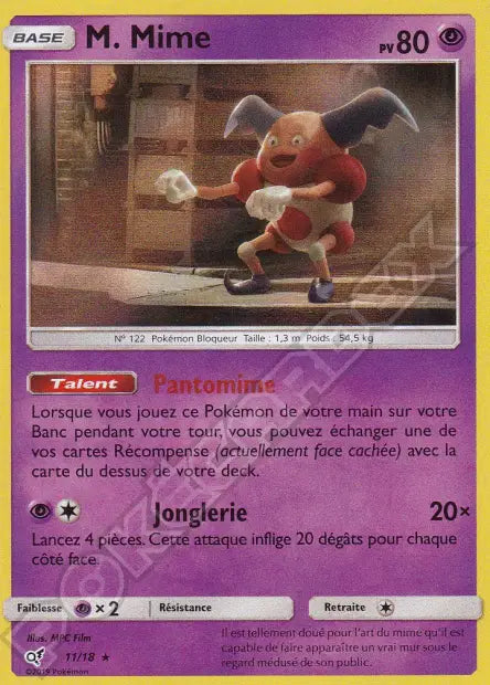 M Mime Holo - Détective Pikachu  - 11/18