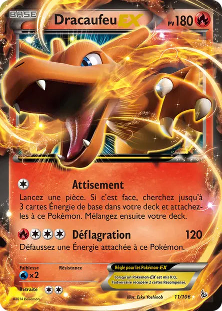Dracaufeu Ex  - XY - 11/106