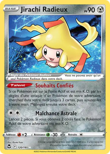 Jirachi Radieux - Tempête argentée - 120/195