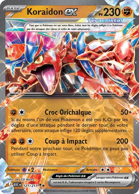 Koraidon Ex - Héros Transcendants  - 121/217