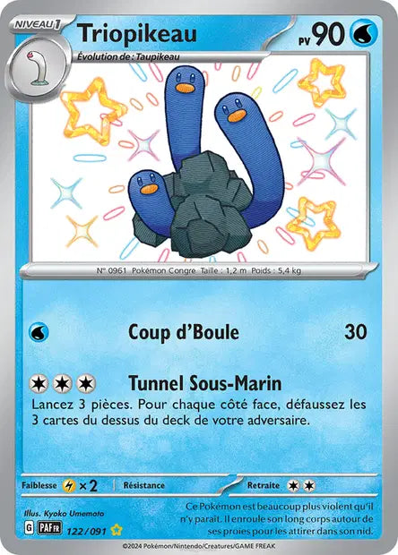 Triopikeau shiny- Destinées de Paldea - 122/091