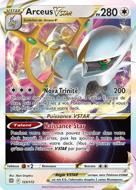 Arceus Vstar - Stars Etincelantes - 123/172