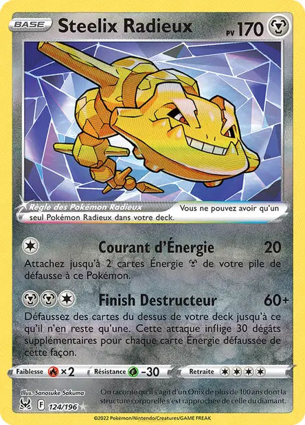 Steelix Radieux- Origines perdue - 124/196