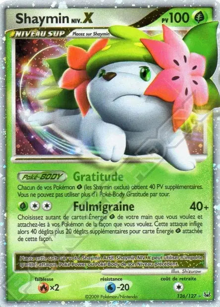 Shaymin Niveau X - Platine - 126/127