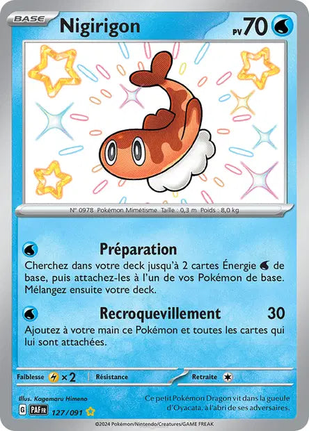 Nigirigon shiny- Destinées de Paldea - 127/091