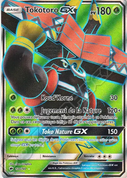 Tokotoro GX Full art - Ombres Ardentes -130/147