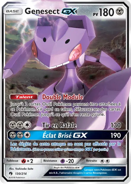 Genesect Gx - Tonnerre Perdu - 130/214