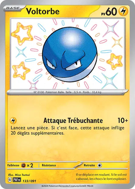 Voltorbe shiny- Destinées de Paldea - 133/091