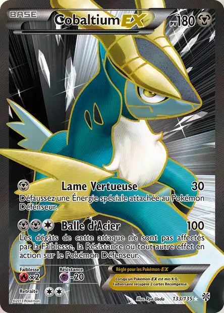 Cobaltium Ex Full art - Tempete Plasma -133/135