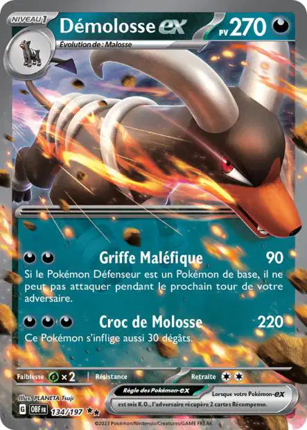Demolosse Ex -Flammes Obsidiennes - 134/197