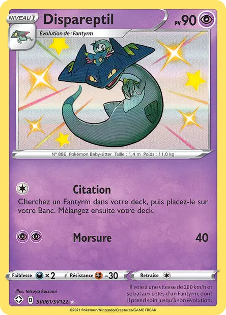 Dispareptil Shiny  - Destinées Radieuses - SV061/SV122