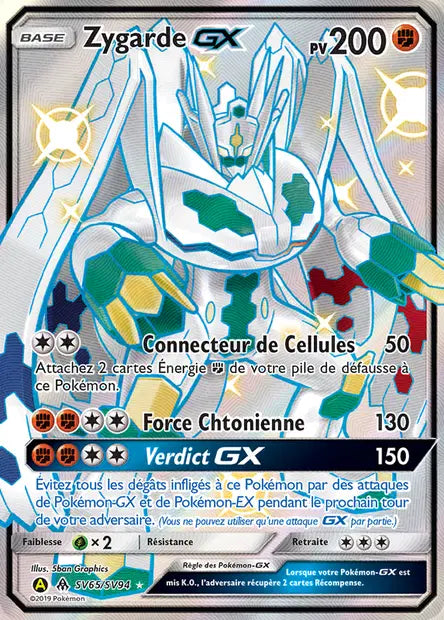 Zygarde Shiny Full art - Destinée Occulte - SV65/SV94
