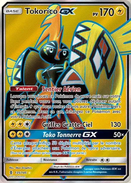 Tokorico GX Full art - Gardiens Ascendants - 135/145