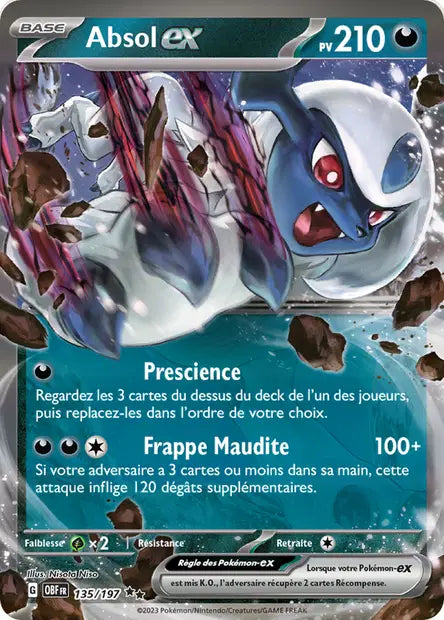 Absol Ex -Flammes Obsidiennes - 135/197