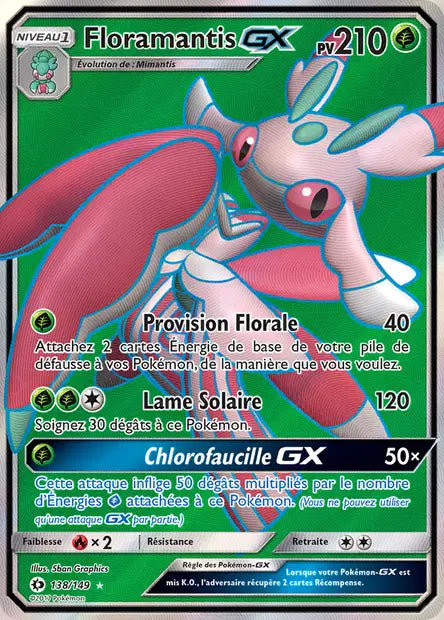 Floramantis Gx Full art  - Soleil et Lune- 138/149