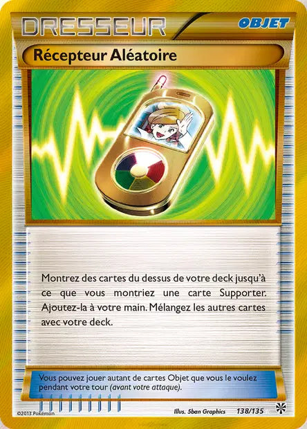 Recepteur Aléatoire - Tempete Plasma - 138/135