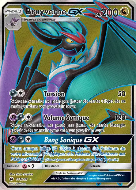 Bruyverne GX Full art - Ombres Ardentes -  141/147