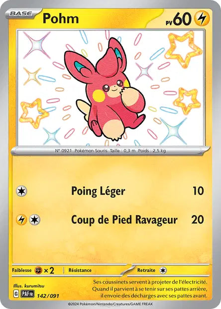 Pohm shiny- Destinées de Paldea - 142/091