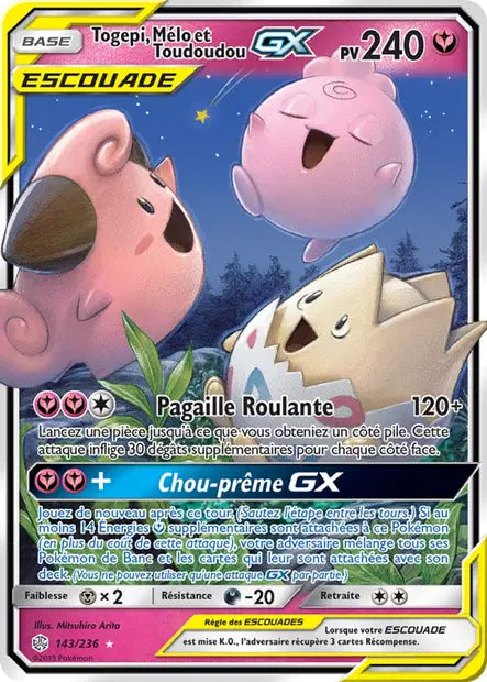 Togepi Melo Toudoudou Gx Escouade - Eclipse Cosmique -143/236