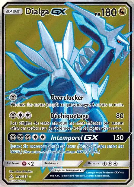 Dialga GX Full art - Ultra Prisme - 146/156